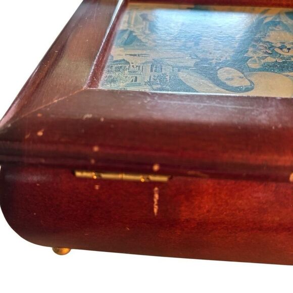 Gone With The Wind Scarlett O’Hara 1995 Jewelry Music Box *Works* - Picture 6 of 10